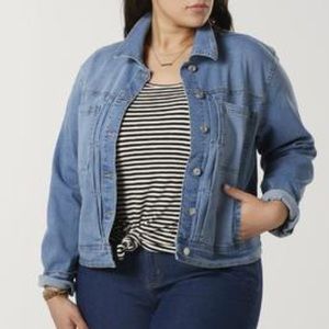 Plus Size Jean Jacket